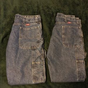 Two brand new men’s wrangler Jeans. 37X34
